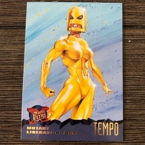 X-Men ’95 Fleer Ultra trading card: Mutant Liberation Front: Tempo #86
